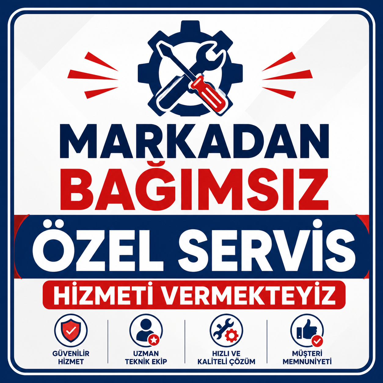 Adalar Demirdöküm Servisi markadan bağımsız özel servis hizmeti